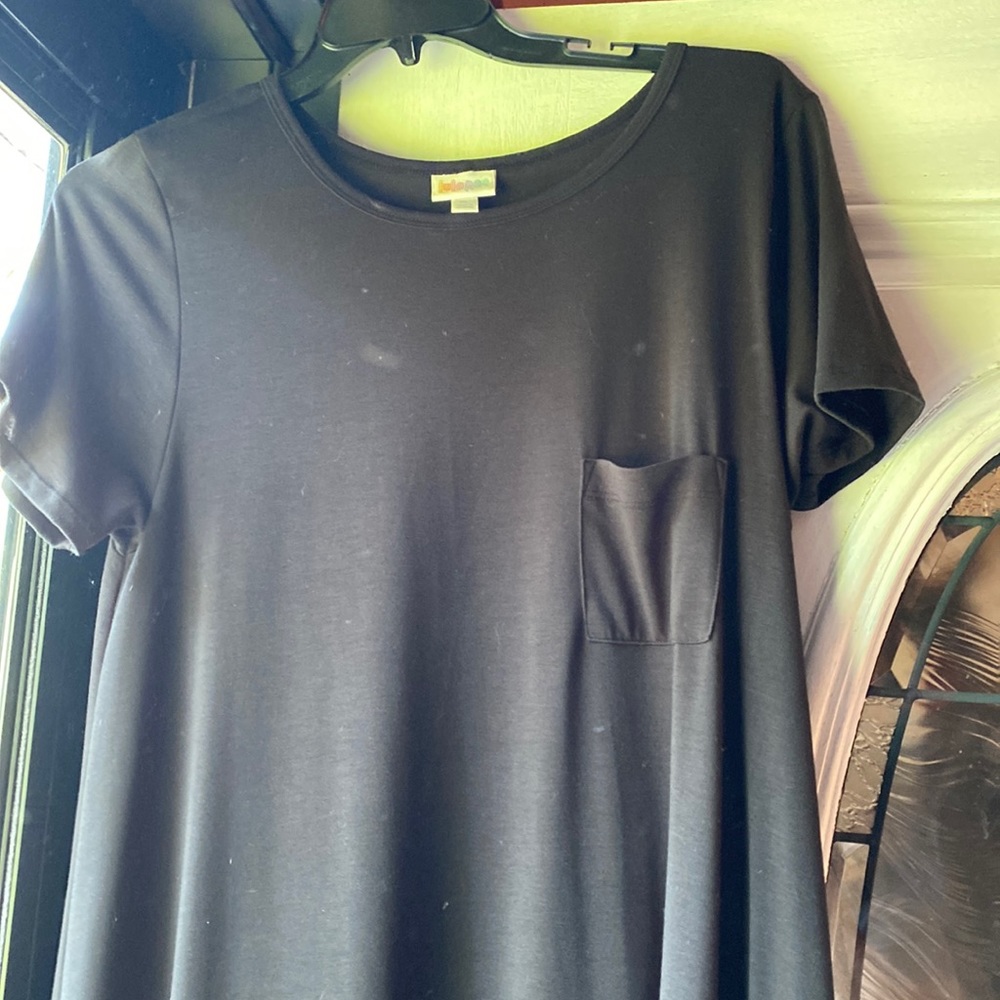 Solid black, new, Carly dress in xl